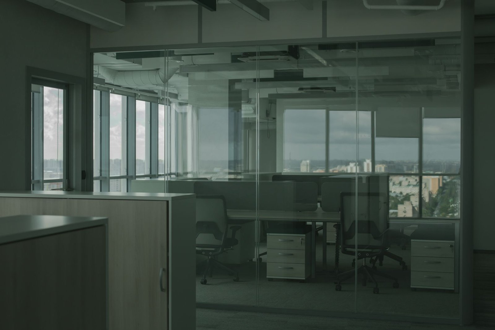 glass partition vs gypsum partition office Sri Lanka